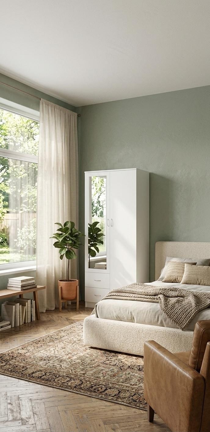 Slim 2 door wardrobe dimensions in Acle